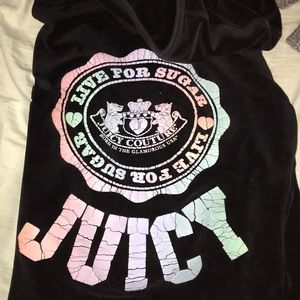 black juicy couture sweatshirt